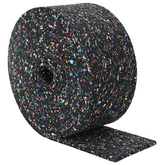 Rolka granulatu gumowego Czarny 1000 x 10 x 0,8 cm Guma
