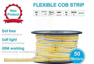 48V COB LED STRIP IP20-50M- 3000K