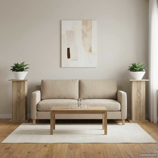 Stojak na rośliny 2 pcs dąb Sonoma 30,5 x 30 x 60,5 cm