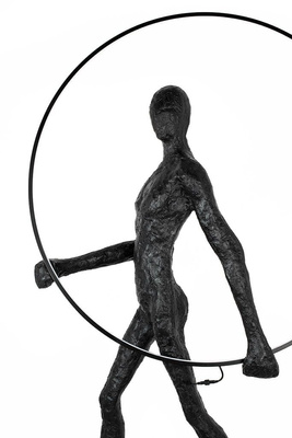 Lampa podłogowa HUMAN ROUND włókno szklane ADANI AD128
