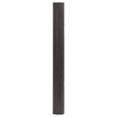 vidaXL Dywan prostokątny, ciemnobrązowy, 100x100 cm, bambusowy