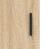 vidaXL Biurko, dąb sonoma, 140x50x75 cm, materiał drewnopochodny wariant 7
