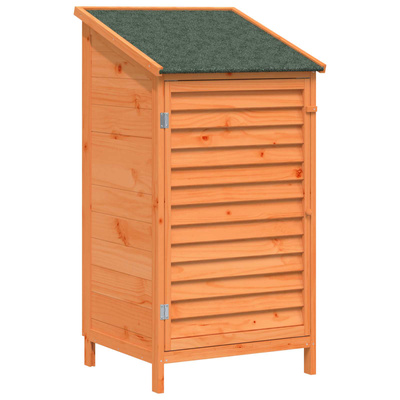 Shed ogrodowy brązowy 59 x 56 x 113,5 cm Drewno Świerkowe