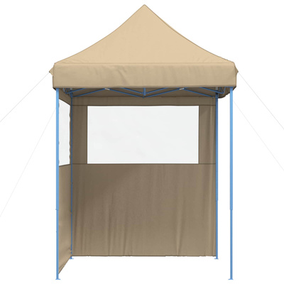 Namiot Imprezowy Beżowy 200 x 200 x 306 cm Materiał Oxford