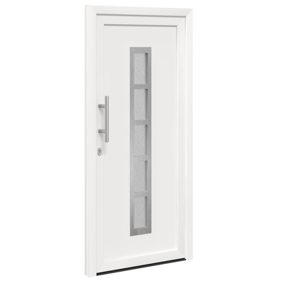 Drzwi Frontowe 98 x 208 cm PVC Biały