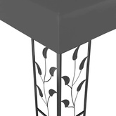 vidaXL Altana z podwójnym dachem, 3x4 m, antracytowa