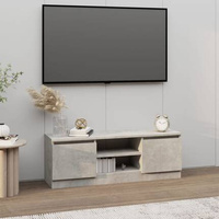 vidaXL Szafka pod TV, z drzwiczkami, szarość betonu, 102x30x36 cm