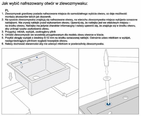 Quadron | KURT 110 | kuchenny zlewozmywak granitowy CZARNY mat | wymiary: 59,5 x 50 x 21,5 cm | akcesoria: syfon, dozownik, deska, Qmata | 1-komorowy wpuszczany | podbudowa szafki: od 60 cm