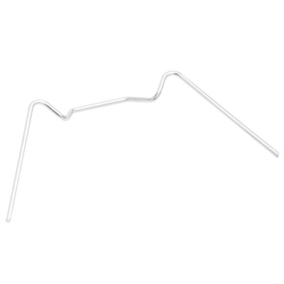 Spinki do szklarni, 100 szt., w kształcie W, stal galwanizowana