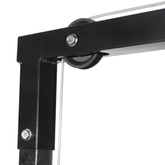 vidaXL Wyciąg do ćwiczeń i zestaw sztangi z hantlami, 60,5 kg