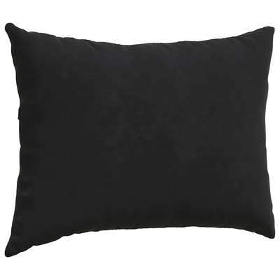 Poduszki na sofę 2 pcs Czarny 70 x 50 cm Tkanina sztruksowa