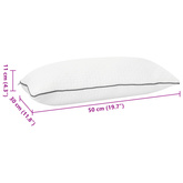 Poduszka do spania Shread Biały 50 x 30 x 11 cm