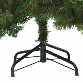 Sztuczna choinka z zawiasami Zielony 150 cm PVC, stal