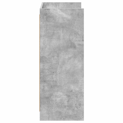 Szafka na buty z przechowywaniem Betonowy szary 48 x 36 x 92 cm