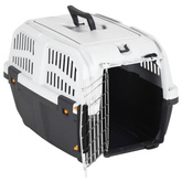 vidaXL Transporter dla zwierząt z metalowymi drzwiczkami 48x31,5x31 cm