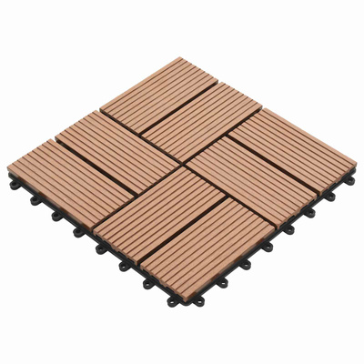 Płytka Tarasowa 11 pcs brązowy 30 x 30 cm