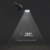 50W Solarna lampa uliczna / Barwa:4000K / Obudowa: Czarna