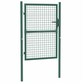 Furtka ogrodzeniowa, stalowa, 100 x 125 cm, zielona