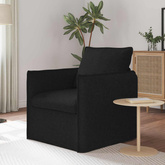 Sofa Czarny 75 x 82 x 85 cm tkanina