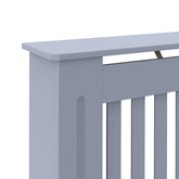 Osłona na kaloryfer, antracytowa, 152x19x81,5 cm, MDF