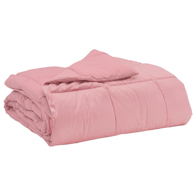Kołdra na cały rok Kwiłtowany Różowy 140 x 220 cm Mikrofibra
