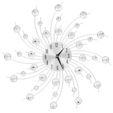vidaXL Zegar ścienny z mechanizmem kwarcowym, nowoczesny design, 50 cm