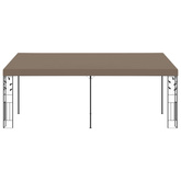 Altana przyścienna, 6 x 3 x 2,5 m, taupe