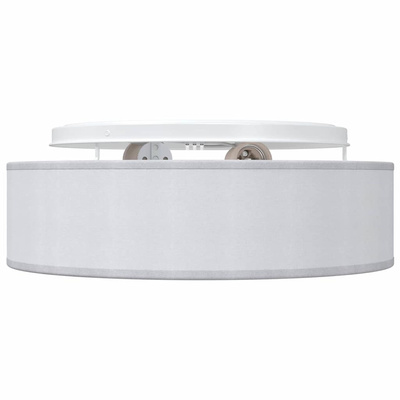 Lampa Sufitowa Z reflektorami Szary 38 x 38 x 13,5 cm tkanina