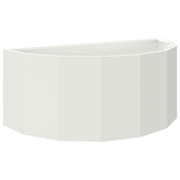 Donica Biały 90 x 45 x 35 cm Stal