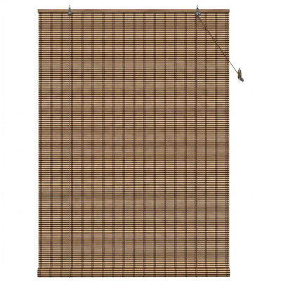 Roleta brązowy 130 x 220 cm Bambus