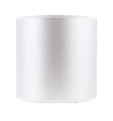 Lampa wisząca z abażurem Atlanta biała nowoczesna do salonu