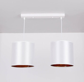 Lampa wisząca biała listwa 2xE27 Atlanta 32-00644