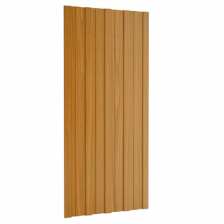 Panel dachowy 36 pcs naturalny 100 x 45 cm Stal galwanizowana