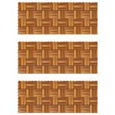 Płytka Tarasowa 30 pcs brązowy 30 x 30 cm Drewno Akacjowe