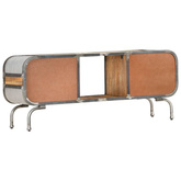 vidaXL Szafka pod TV, 110x30x42 cm, lite drewno mango