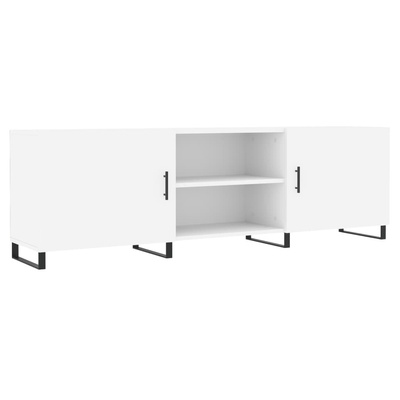 vidaXL Szafka pod TV, biała, 150x30x50 cm, materiał drewnopochodny model standard
