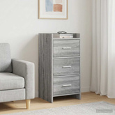 Bufet Szary Sonoma 40 x 36 x 80 cm Drewno inżynieryjne
