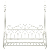 Huśtawka Stal 112 x 60 x 126,5 cm Antyczna biel