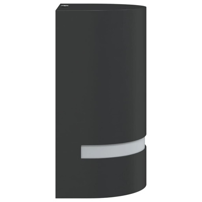 Kinkiet zewnętrzny, czarny, odlewane aluminium