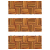 Płytka Tarasowa 30 pcs brązowy 30 x 30 cm Drewno Akacjowe