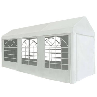 vidaXL Namiot imprezowy, PE, 2 x 5 m, biały