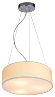 Lampa wisząca okrągła kremowa 40cm regulowana 3x40W Kioto Candellux 31-67739