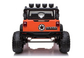 Auto Terenowe Na Akumulator Jeep JC666 Światła LED MP3 Pilot Pomarańczowy