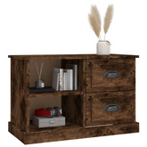 vidaXL Szafka pod TV, przydymiony dąb, 73x35,5x47,5 cm