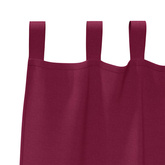 Firany blackout z kółkami 2 pcs Czerwone wino 260 x 140 cm