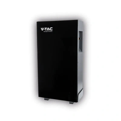 Magazyn Bank Energii V-TAC Biały Szklany Front 16.07kWh 314Ah/51.2V LiFePO4 BMS VT-16076W 10 Lat Gwarancji