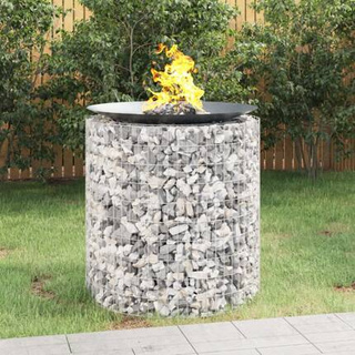 Palenisko gabionowe, ? 100 cm, galwanizowane żelazo vidaXL