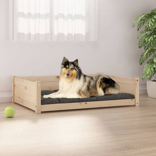 Legowisko dla psa, 95,5x65,5x28 cm, lite drewno sosnowe vidaXL