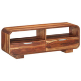vidaXL Szafka pod TV, 110x30x40 cm, lite drewno akacjowe