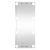 vidaXL Lustro ścienne z LED, 40x80 cm, szklane, prostokątne